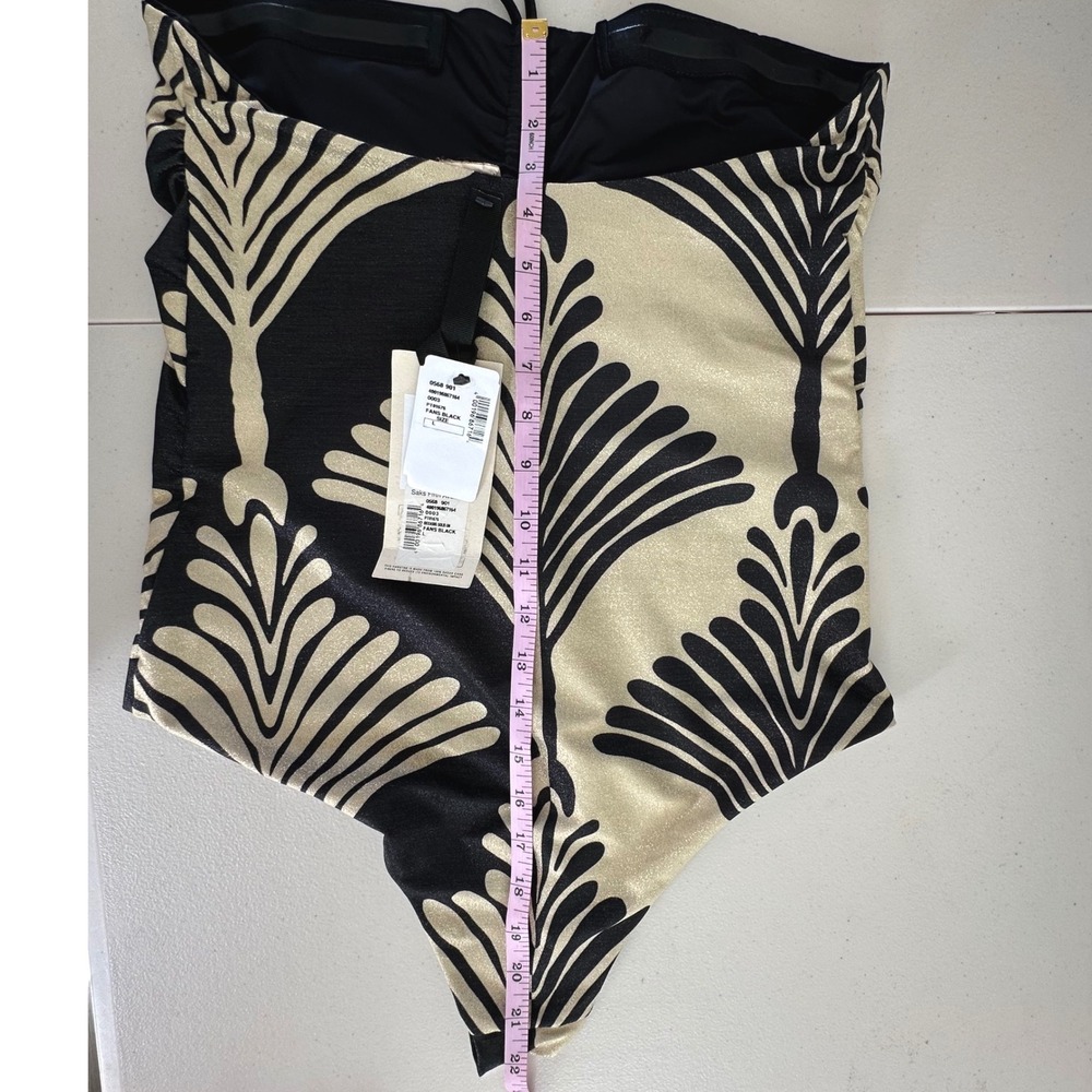 Johanna Ortiz Occasus Solis One Piece Swimsuit Women Large Fans Black Resort NWT - Picture 15 of 15